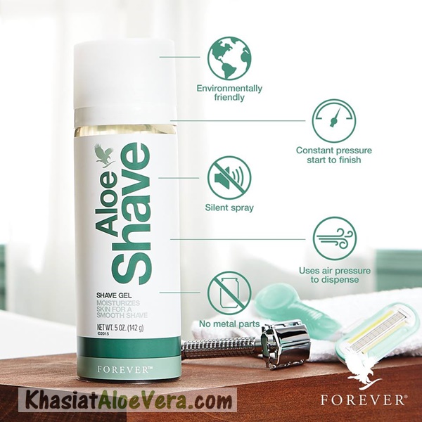 Penjagaan Diri Lelaki | Krim Pencukur Aloe Shave Forever Living Products – Kini Ada Di Malaysia!