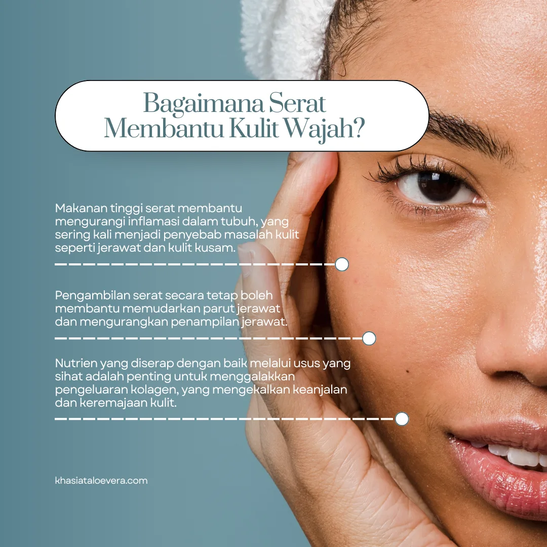 Rahsia Kulit Wajah Berseri Bermula Dari Usus Sihat – Pentingnya Serat untuk Wanita