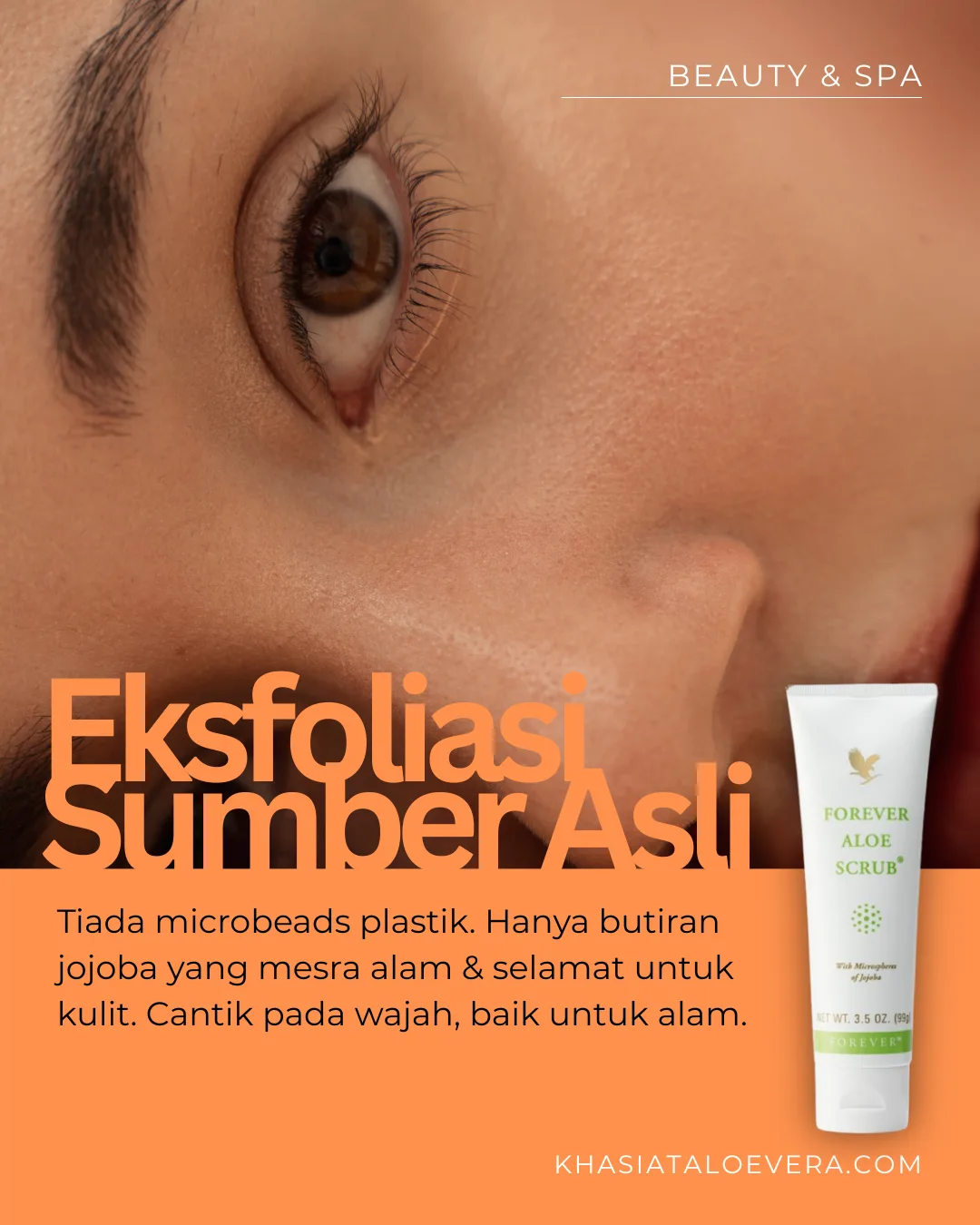 Forever Aloe Scrub — Skrub Semulajadi Menjadi Pilihan