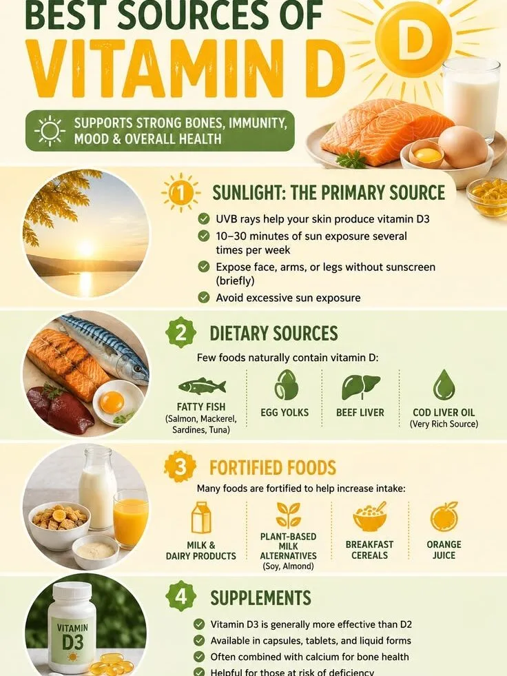 Kepentingan Vitamin D dan Fungsinya.