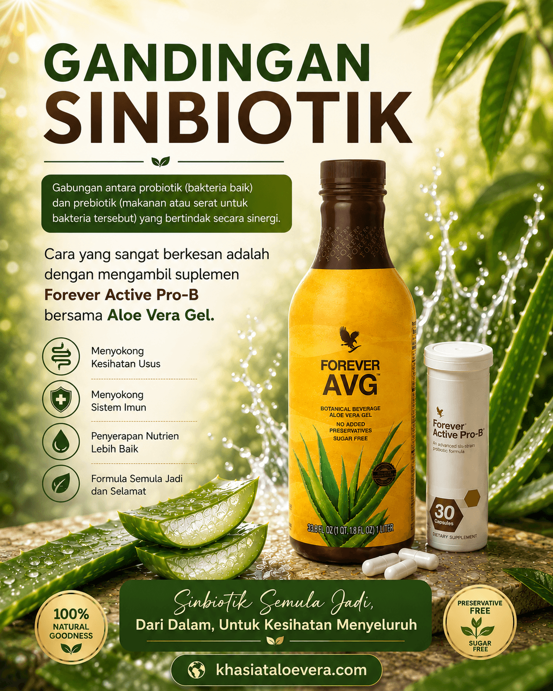 perbezaan probiotik dan prebiotik