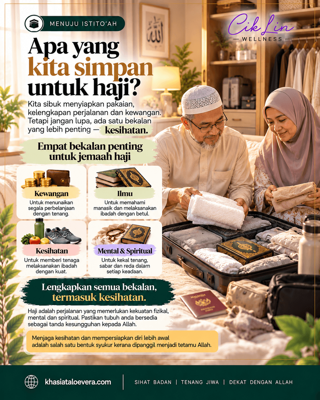 Duit Untuk Pergi Haji Dah Cukup, Tapi Kesihatan Aku Dah OK Ke?