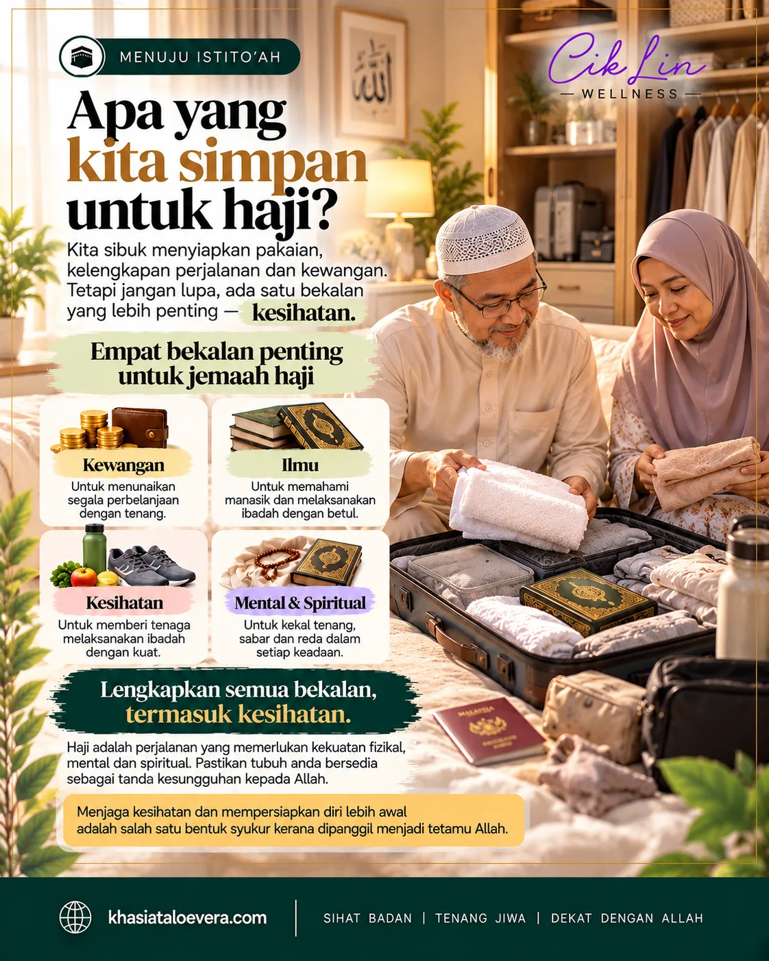 Duit Untuk Pergi Haji Dah Cukup, Tapi Kesihatan Aku Dah OK Ke?